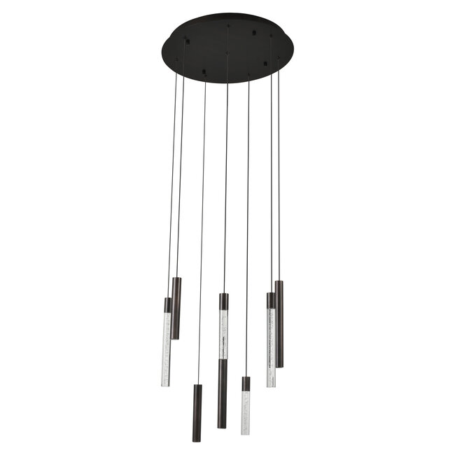 Richmond Interiors  Hanglamp Oxley 8 lampen Brons