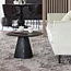 Woood Posture salontafel hout zwart ø70cm