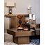Richmond Interiors  Salontafel Hexa set van 3 geborsteld Goud