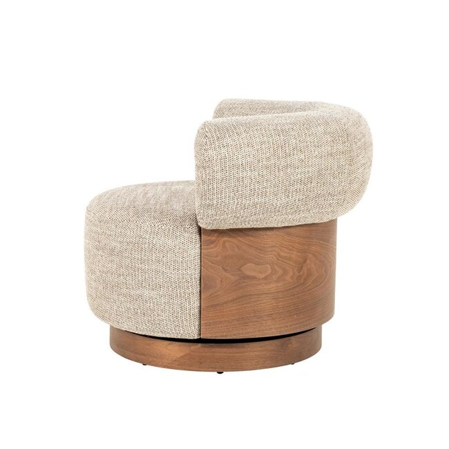 Eleonora Fauteuil Nila bruin - taupe Vanu