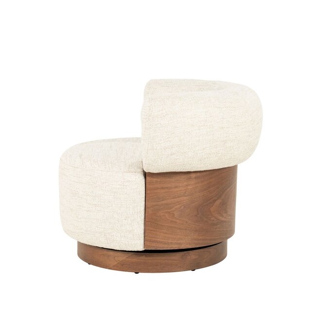 Eleonora Fauteuil Nila bruin - beige Vanu