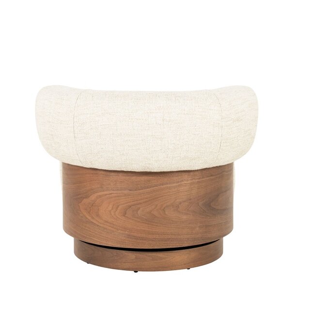 Eleonora Fauteuil Nila bruin - beige Vanu