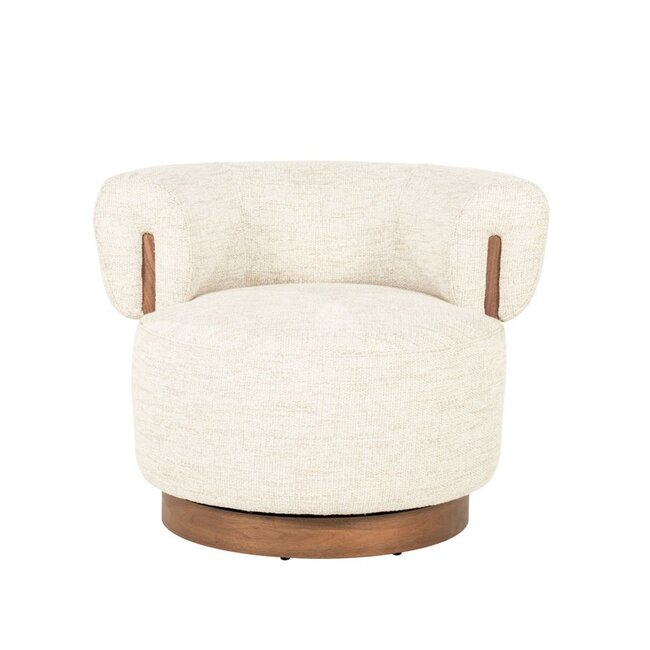 Eleonora Fauteuil Nila bruin - beige Vanu