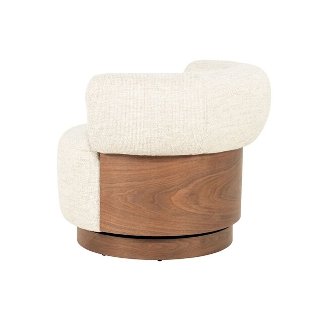 Eleonora Fauteuil Nila bruin - beige Vanu
