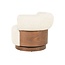 Eleonora Fauteuil Nila bruin - beige Vanu