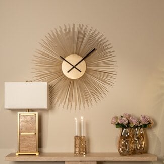 Richmond Interiors  Klok Chasin goud Ø 90