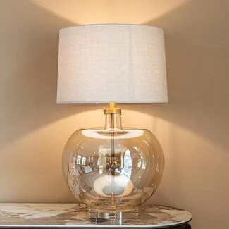 Richmond Interiors  Tafellamp Jazzy Amber inclusief lampenkap