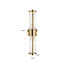 Richmond Interiors  Wandlamp Lyan Brushed Goud