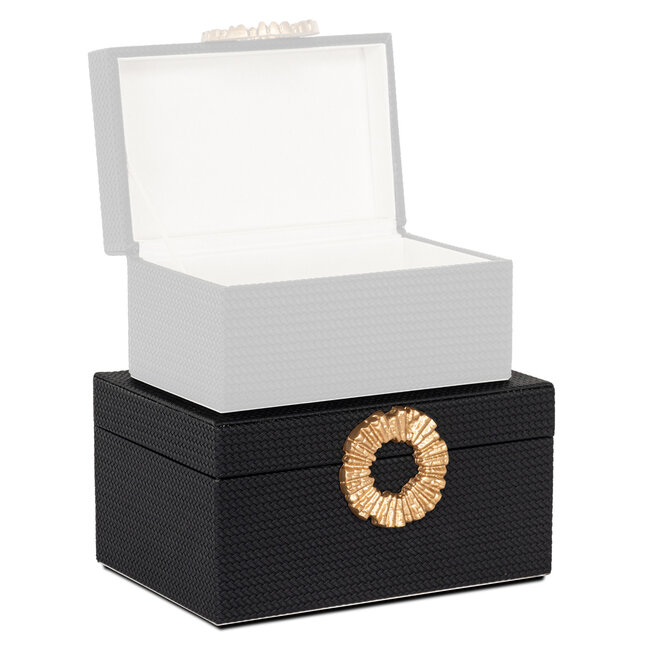 Richmond Interiors  Opbergbox Amal klein zwart / goud