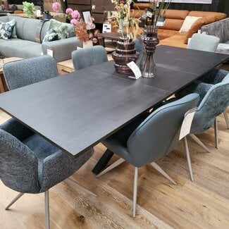 WoonMax Eettafel Lamulux Chesterfield Rechthoekig uitschuifbaar - Diverse kleuren en 3 afmetingen