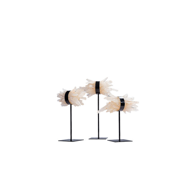 PTMD Ornament Yerin Naturel mineraal Quartz cluster - maat S