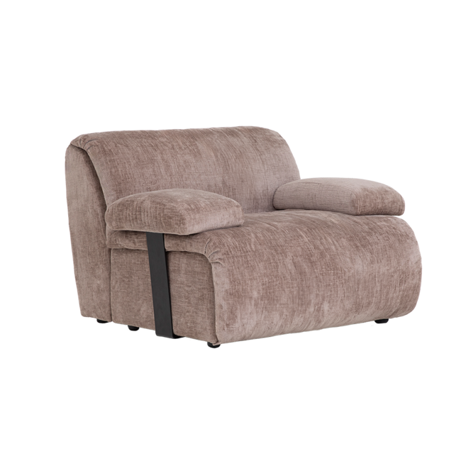 Tower Living Redford 1-zits zonder arm - Touch 04 taupe
