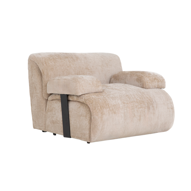 Tower Living Redford 1-zits zonder arm - Touch 102 beige