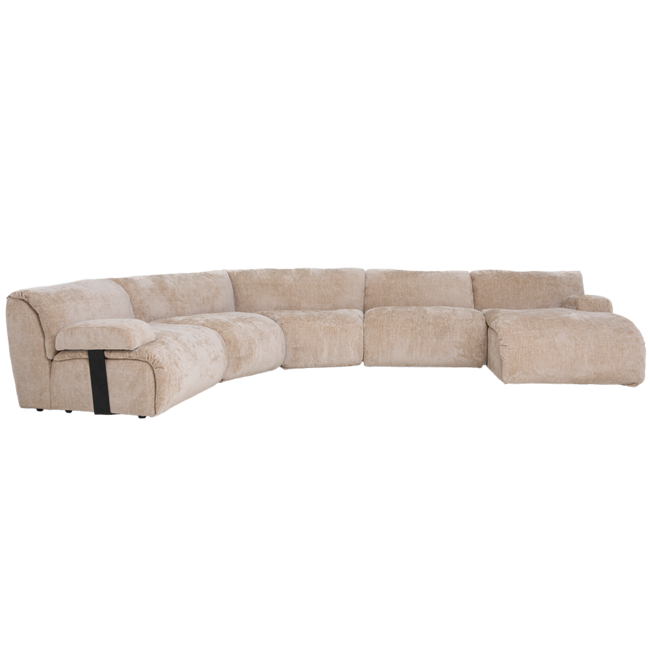 Tower Living Redford Chaise Longue zonder arm - Touch 102 beige