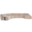 Tower Living Redford Chaise Longue zonder arm - Touch 102 beige