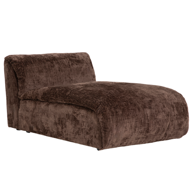 Tower Living Redford Chaise Longue zonder arm - Touch 106 brown