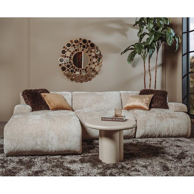 Tower Living Redford loungebank - 3 kleuren - loungegedeelte met 2 rechte elementen en 2 armleuningen