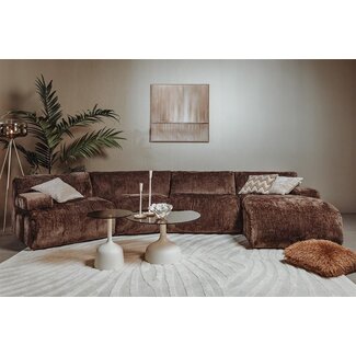 Tower Living Redford loungebank XL - 3 kleuren - loungegedeelte, 2 rechte elementen, 1 hoekelement en 2 armleuningen