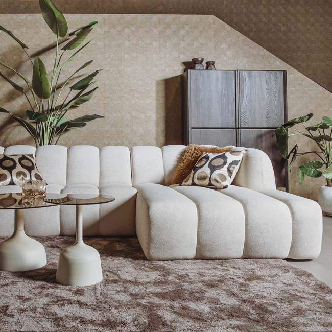 Tower Living Hoekbank Corby met Chaise Longue - links of rechts