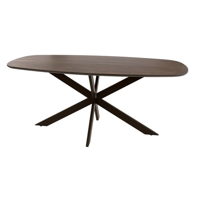WoonStijl Eetkamertafel 215 Arhus solid bruin