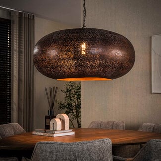 WoonStijl Hanglamp Cielo Ø90cm Antiek koper