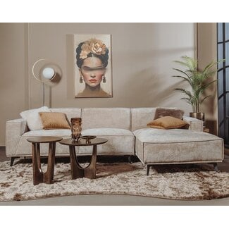 Tower Living Leeds 2 5-AL + Chaise R - Touch 102 Beige