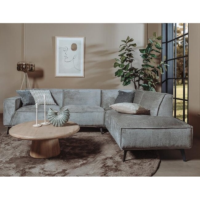 Tower Living Leeds 2 5-AL + Ottoman R - Touch 27 Light grey