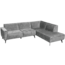 Tower Living Leeds 2 5-AL + Ottoman R - Touch 27 Light grey