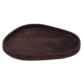 PTMD Sarahkate Donkerbruin organisch placemat / dienblad S