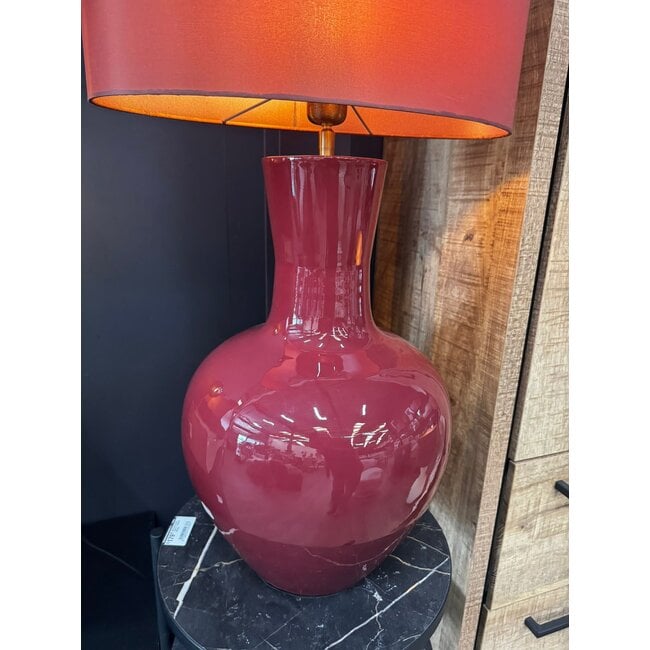 Light en Living Lampvoet Ø33x51 cm NANA glans rood
