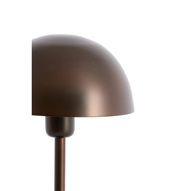 Light en Living Tafellamp Ø20x34 cm CEDILLO metallic mat donker bruin-zwart - showroommodel