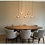 Light en Living Hanglamp Kai smoke glas 104x12,5 cm