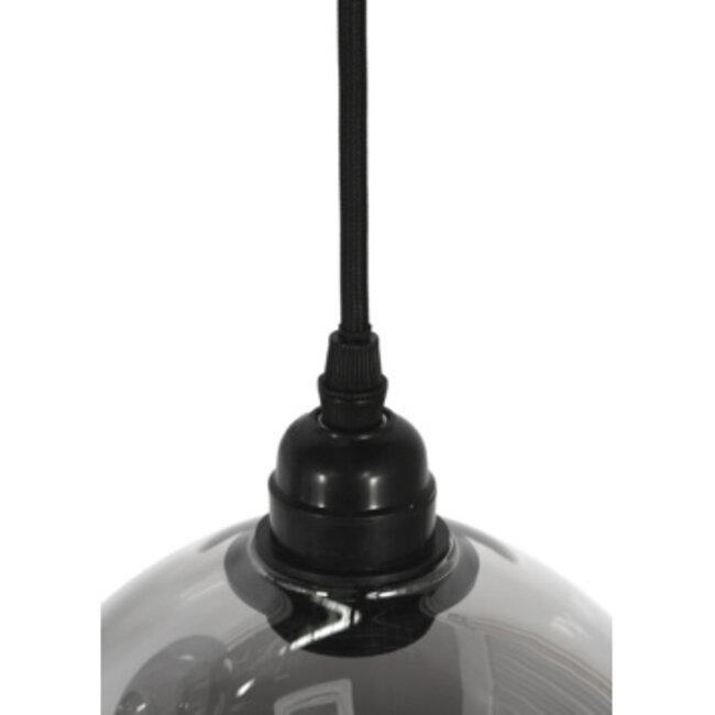 Light en Living Hanglamp Kai smoke glas 104x12,5 cm