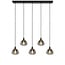 Light en Living Hanglamp Kai smoke glas 104x12,5 cm
