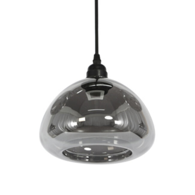 Light en Living Hanglamp Kai smoke glas 104x12,5 cm