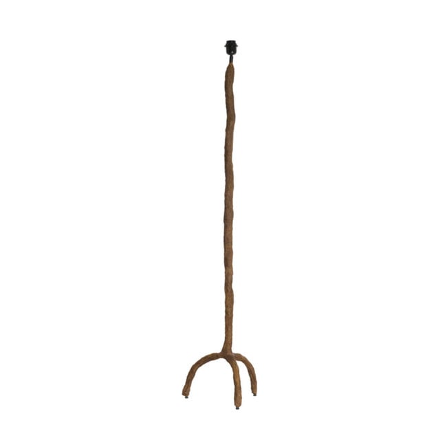 Light en Living Vloerlamp Guja 137cm - Bruin