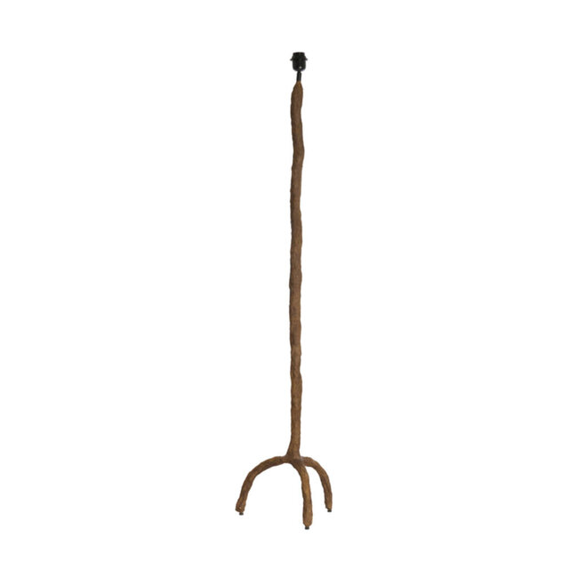Light en Living Vloerlamp Guja 137cm - Bruin