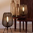 Light en Living Tafellamp Plumeria Zwart - Ø34x60 cm - Light & Living