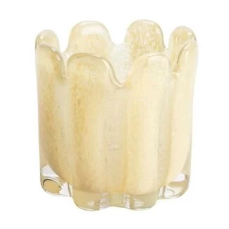 ISAA Waxinelichthouder Gramma 11x11 cm - beige