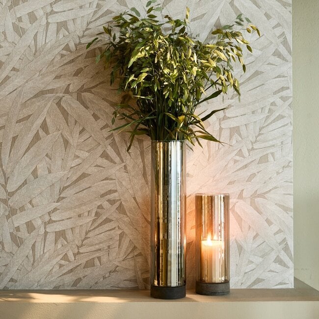 Riviera Maison Windlicht Selaire hout L