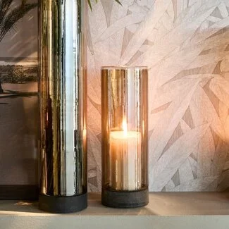 Riviera Maison Windlicht Selaire hout S