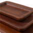Woood Trayla Dienblad Mangohout Bruin - Set Van 3