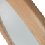 Woood Glivon Spiegel 100x100 Cm Hout Fineer Naturel