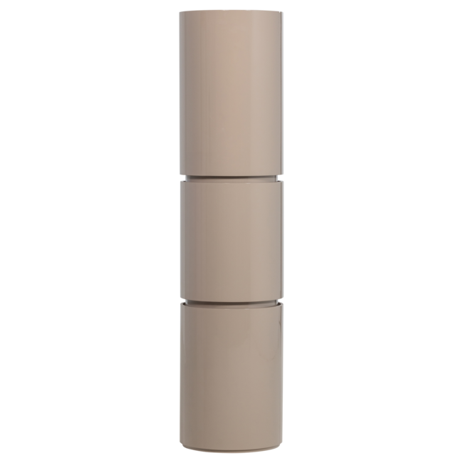 Woood Sera Ronde Kast 188xo45 Cm Hout Hoogglans Zand [fsc]