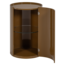 Woood Sera Ronde Kast 72xo45 Cm Hout Hoogglans Honinggeel [fsc]