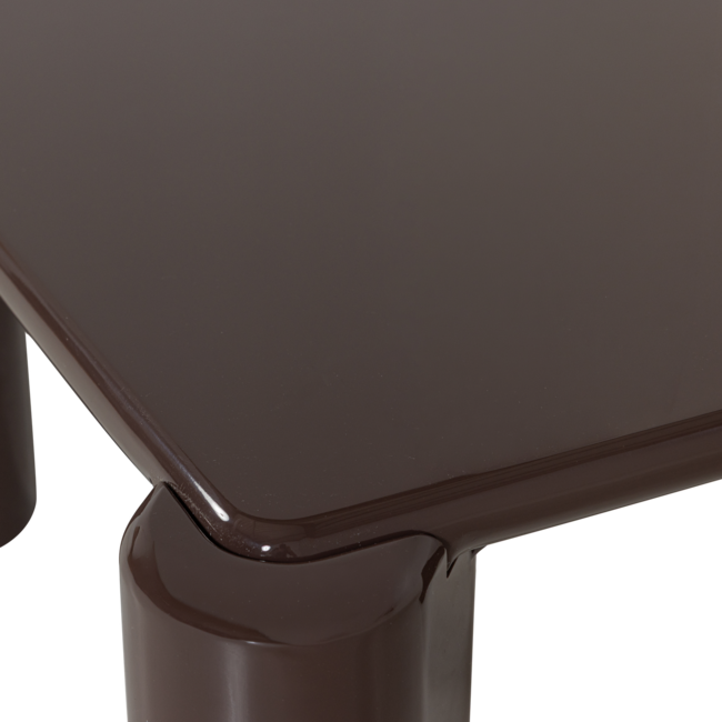 Woood Tiven Salontafel Hout Hoogglans Donkerbruin [fsc]
