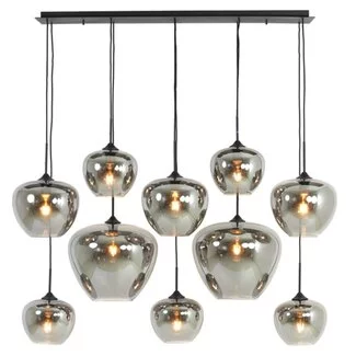 Light en Living Hanglamp Mayson Smoke met 10 lampen
