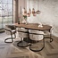 WoonStijl Hanglamp Altura 4+3-lichts Sienna bruin-frosted