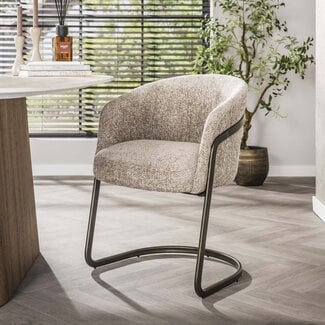 WoonStijl Armstoel Sway Hoven Zand