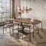 WoonStijl Eettafel Central deens ovaal 180 cm acacia bruin
